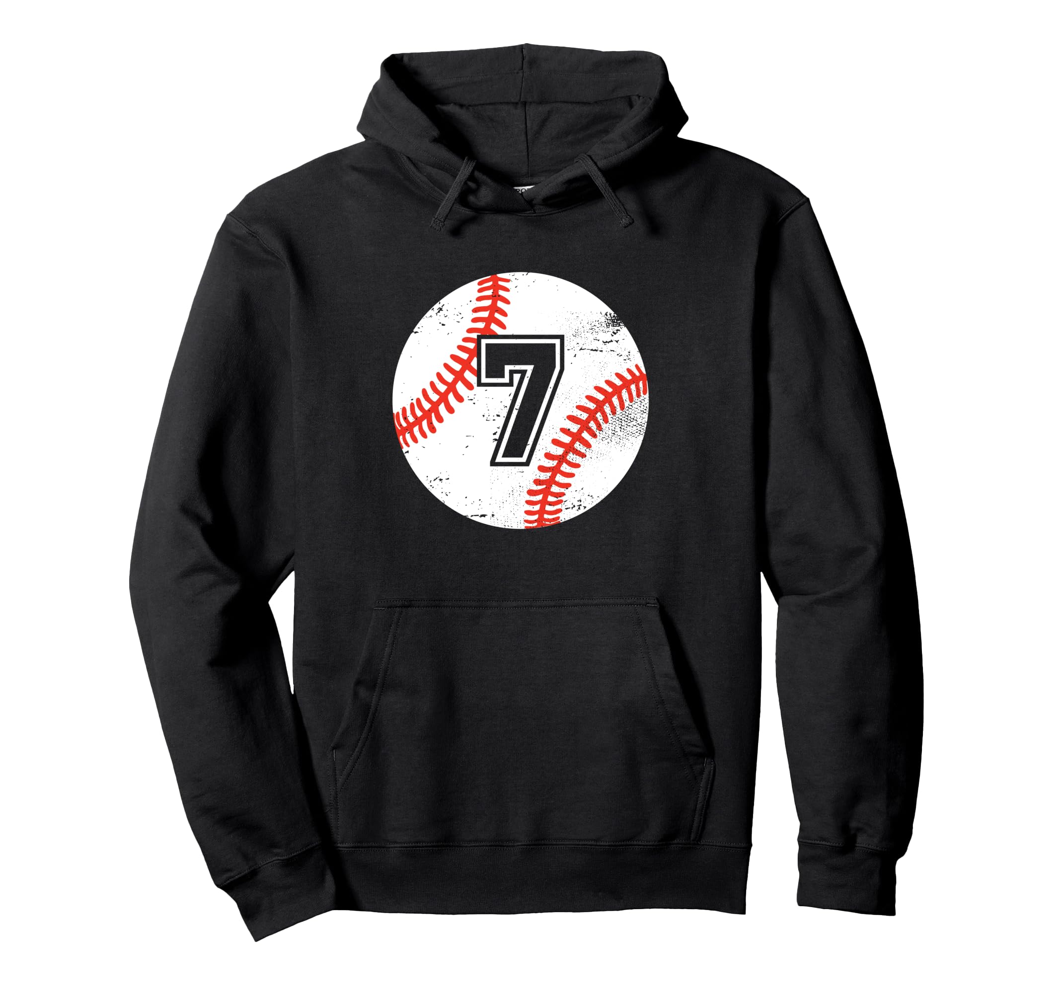 Baseball Player 7 Baseball Mom Dad Hoodie - Novelty Apparel for Adults - T-Shirt, Sweatshirt, Hoodie