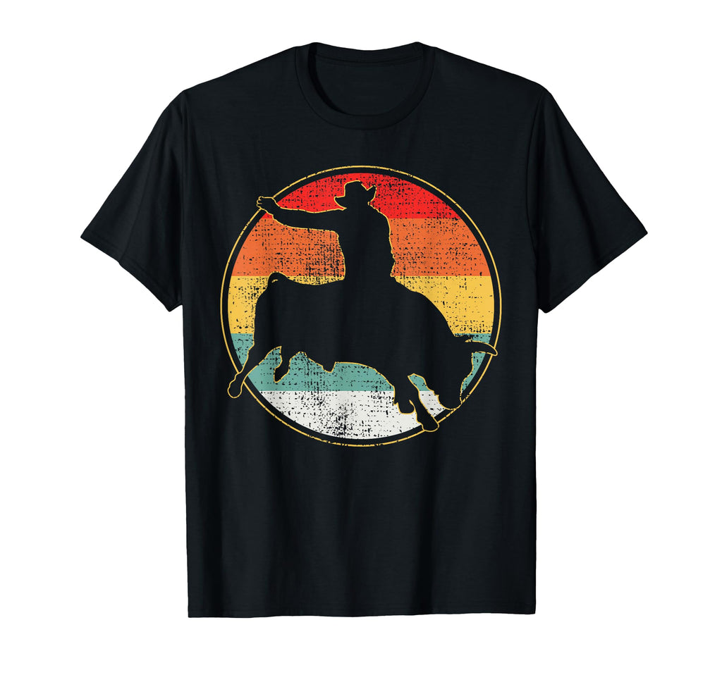 Bull Riding Cowboy Western Small T-Shirt - Graphic Print Unisex - T-Shirt, Sweatshirt, Hoodie