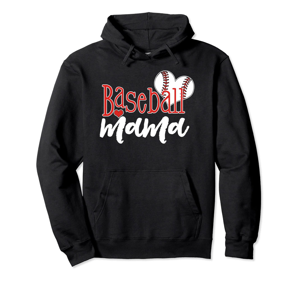 Baseball Mama Baseball Mama Hoodie - Aesthetic Graphic Unisex - T-Shirt, Sweatshirt, Hoodie