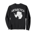 Antarctic Map Minimalist Sweatshirt - Novelty Apparel for Adults - T-Shirt, Sweatshirt, Hoodie