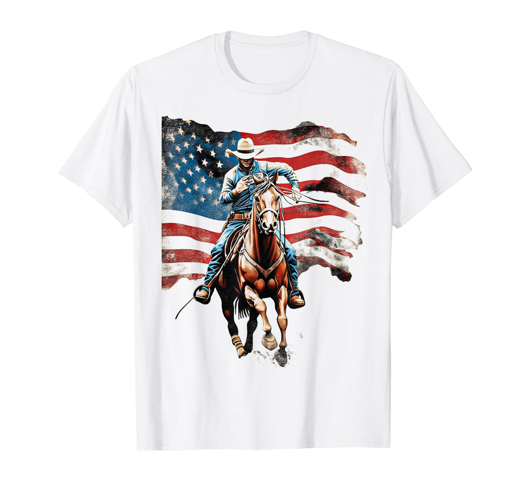Cowboy Rodeo Horse Riding Usa Cowboy T-Shirt - Streetwear Style for Adults - T-Shirt, Sweatshirt, Hoodie
