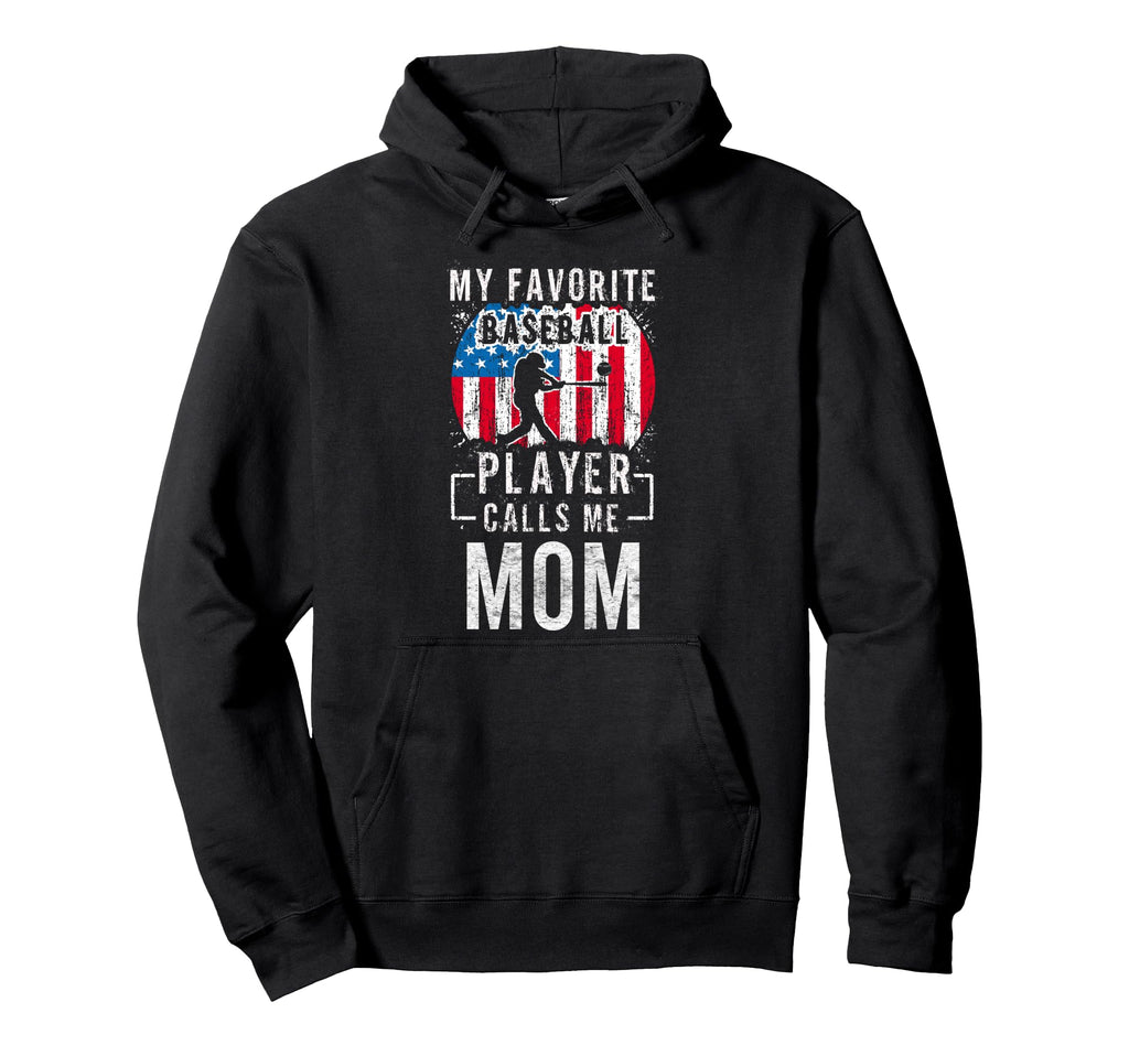 My Favorite Baseball Player Calls Me Hoodie - Minimalist Print for Adults - T-Shirt, Sweatshirt, Hoodie