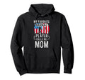 My Favorite Baseball Player Calls Me Hoodie - Minimalist Print for Adults - T-Shirt, Sweatshirt, Hoodie