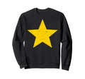 Grunge Alternative Distressed Yellow Sweatshirt - Novelty Apparel Unisex - T-Shirt, Sweatshirt, Hoodie
