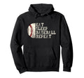 Eat Sleep Baseball Repeat Funny Baseball Hoodie - Custom Art Print Unisex - T-Shirt, Sweatshirt, Hoodie
