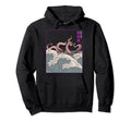 Kanagawa Wave Japan Vaporwave Hoodie - Streetwear Style Men Women - T-Shirt, Sweatshirt, Hoodie
