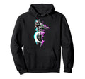 Black Crow Raven Crescent Moon Hoodie - Fun Novelty Design Men Women - T-Shirt, Sweatshirt, Hoodie