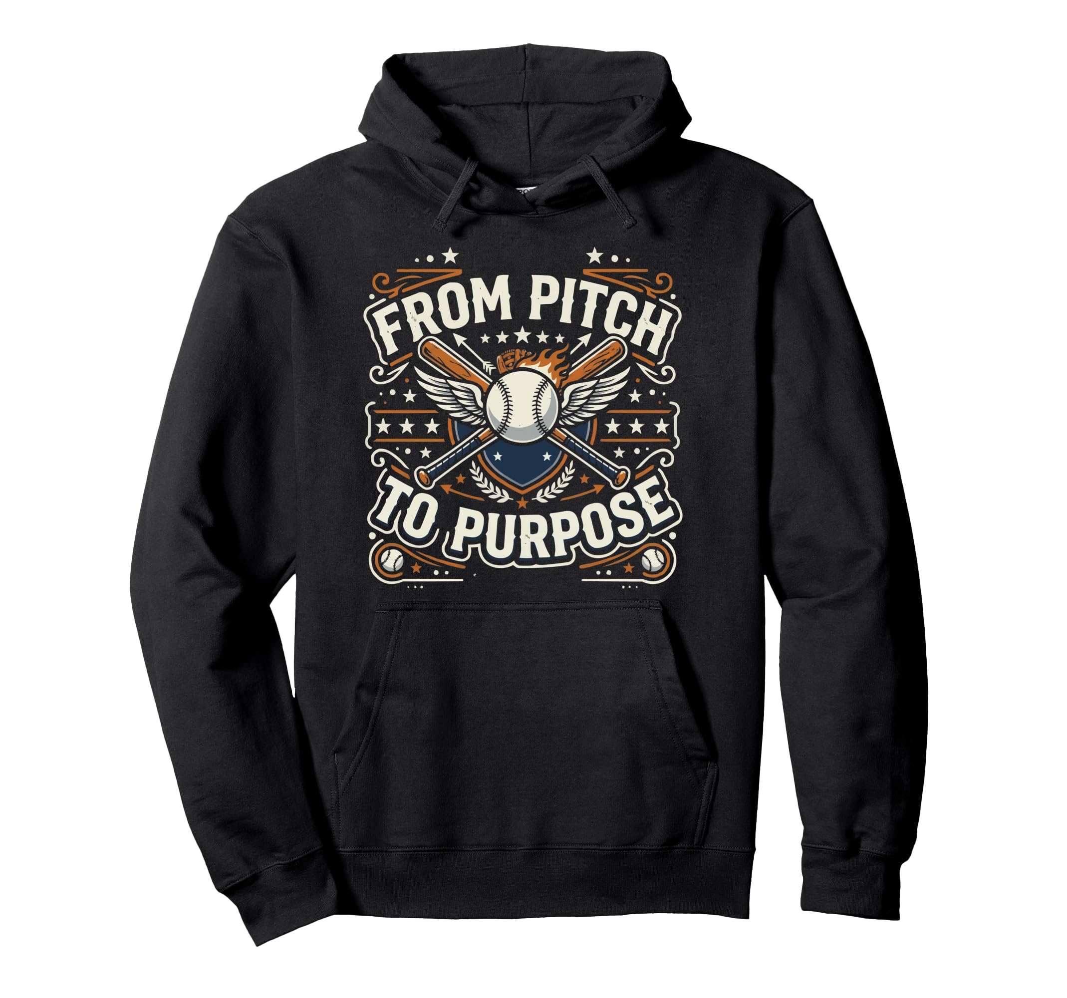 Baseball Dad Baseballer Daddy Hoodie - Custom Art Print for Adults - T-Shirt, Sweatshirt, Hoodie