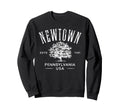 Newtown Pennsylvania Distressed Sweatshirt - Aesthetic Graphic for Adults - T-Shirt, Sweatshirt, Hoodie