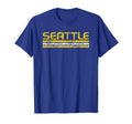 Seattle Washington Weathered Stripe T-Shirt - Novelty Apparel Men Women - T-Shirt, Sweatshirt, Hoodie