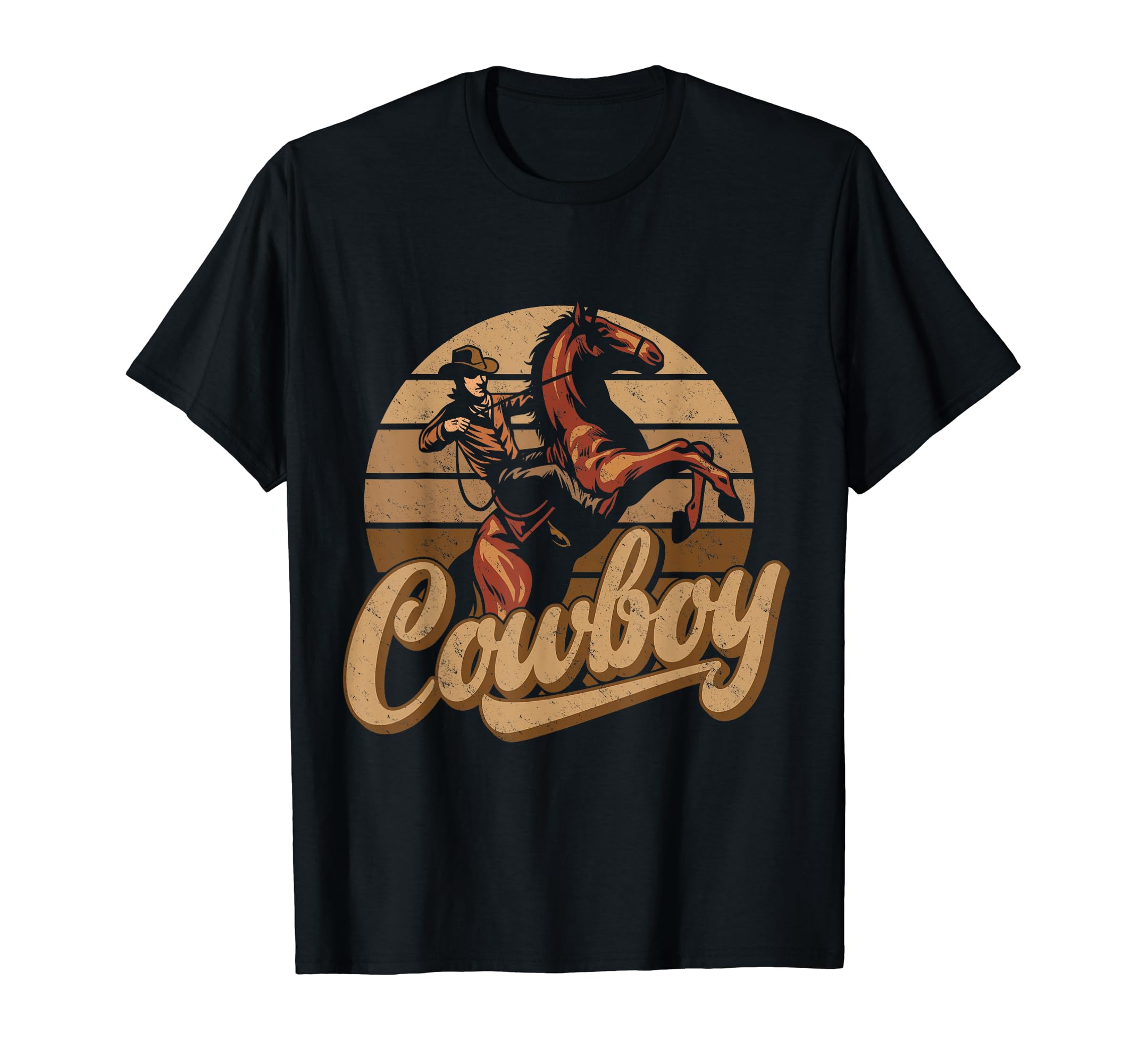Cowboy Western Horse Rider T-Shirt - Unique Graphic for Adults - T-Shirt, Sweatshirt, Hoodie