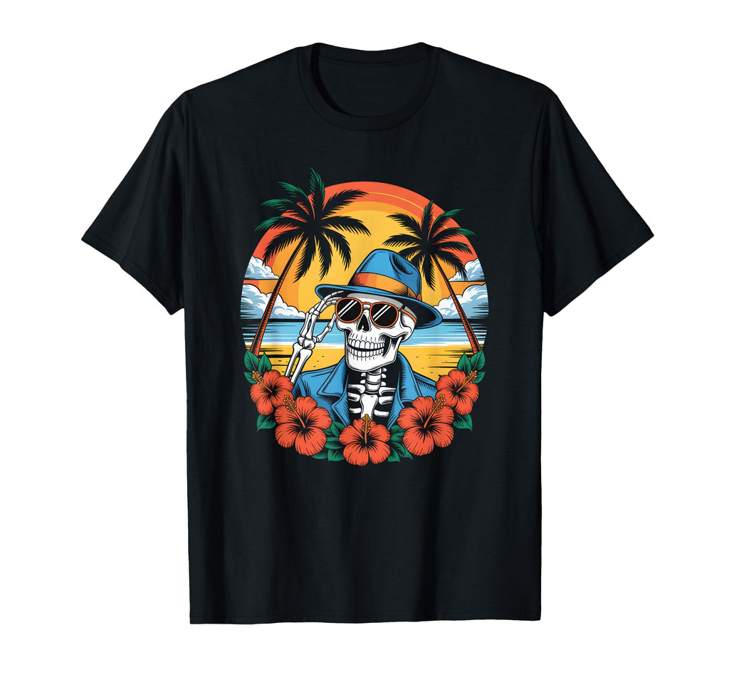Summer Beach Vibes Vacation Tropical T-Shirt - Graphic Print for Adults - T-Shirt, Sweatshirt, Hoodie