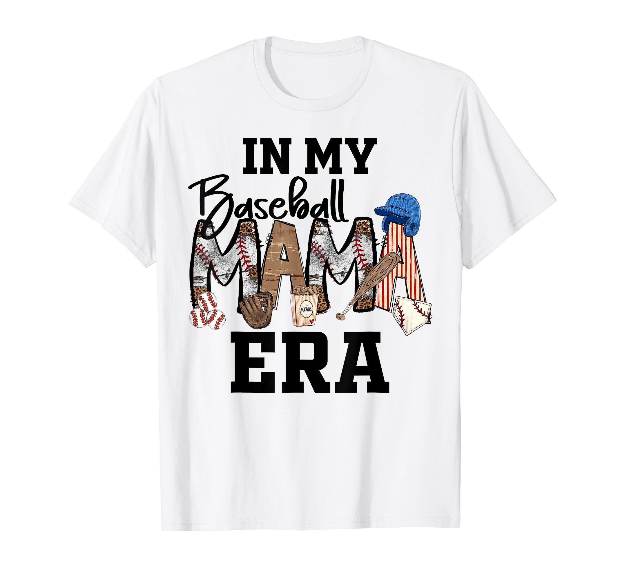 My Baseball Mom Era Funny Baseball Mama T-Shirt - Aesthetic Graphic Unisex - T-Shirt, Sweatshirt, Hoodie