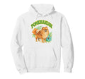 Pomeranian Groovy Floral Hoodie - Casual Everyday Wear for Adults - T-Shirt, Sweatshirt, Hoodie