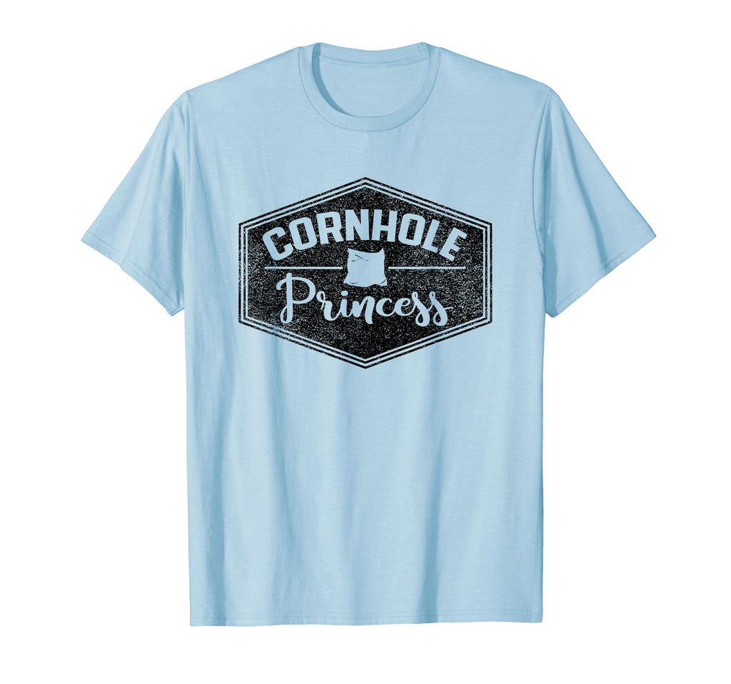 Cornhole Princess Distressed T-Shirt - Custom Art Print Unisex - T-Shirt, Sweatshirt, Hoodie