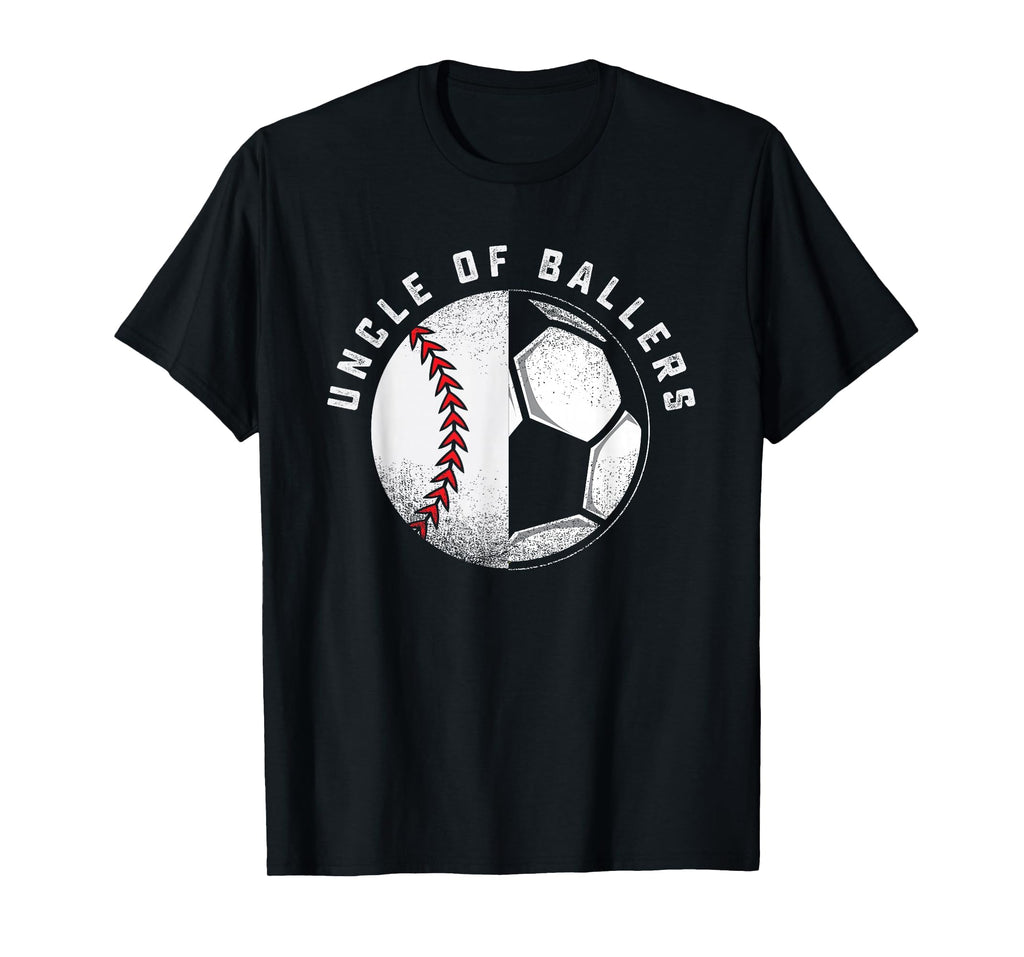 Uncle Ballers Nephew Baseball Niece T-Shirt - Novelty Apparel Men Women - T-Shirt, Sweatshirt, Hoodie