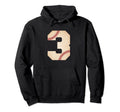 Baseball Number 3 Baseball Fan Mom Hoodie - Unique Graphic Unisex - T-Shirt, Sweatshirt, Hoodie