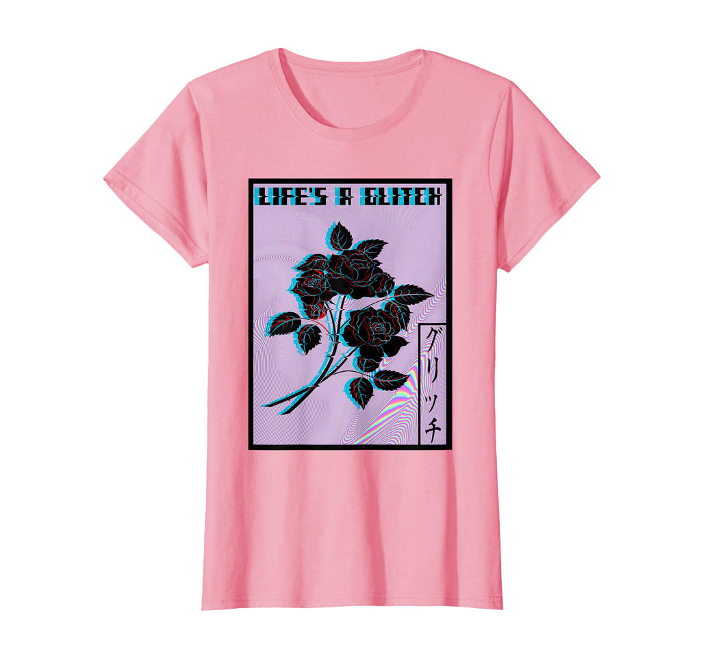 Lifes Glitch Vaporwave Aesthetic T-Shirt - Casual Everyday Wear for Adults - T-Shirt, Sweatshirt, Hoodie