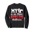 Those Fields Ball Mama Baseball Sweatshirt - Minimalist Print Men Women - T-Shirt, Sweatshirt, Hoodie