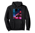 Vaporwave Car Synthwave City Hoodie - Casual Everyday Wear Unisex - T-Shirt, Sweatshirt, Hoodie