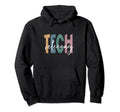Vet Tech Distressed Simple Hoodie - Custom Art Print Men Women - T-Shirt, Sweatshirt, Hoodie