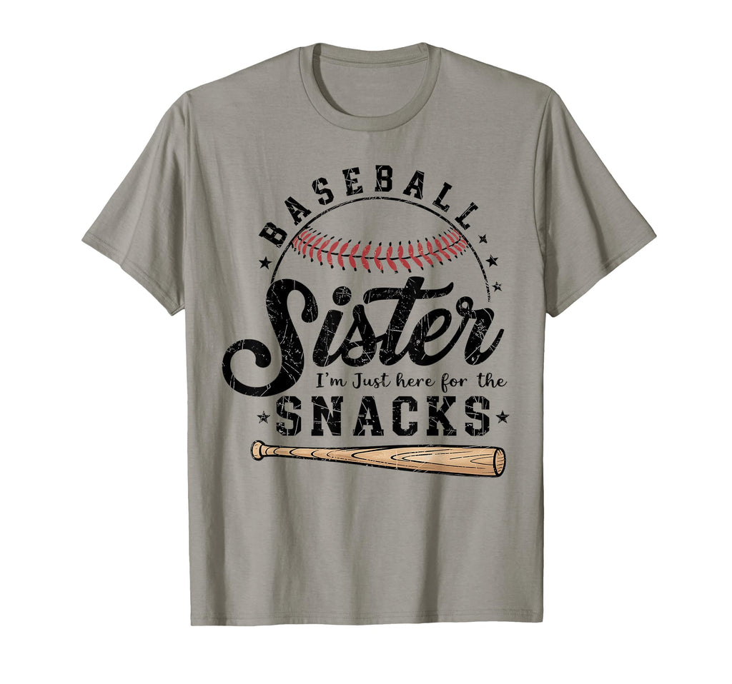 Funny Game Day Baseball Sister Im Just T-Shirt - Minimalist Print Unisex - T-Shirt, Sweatshirt, Hoodie