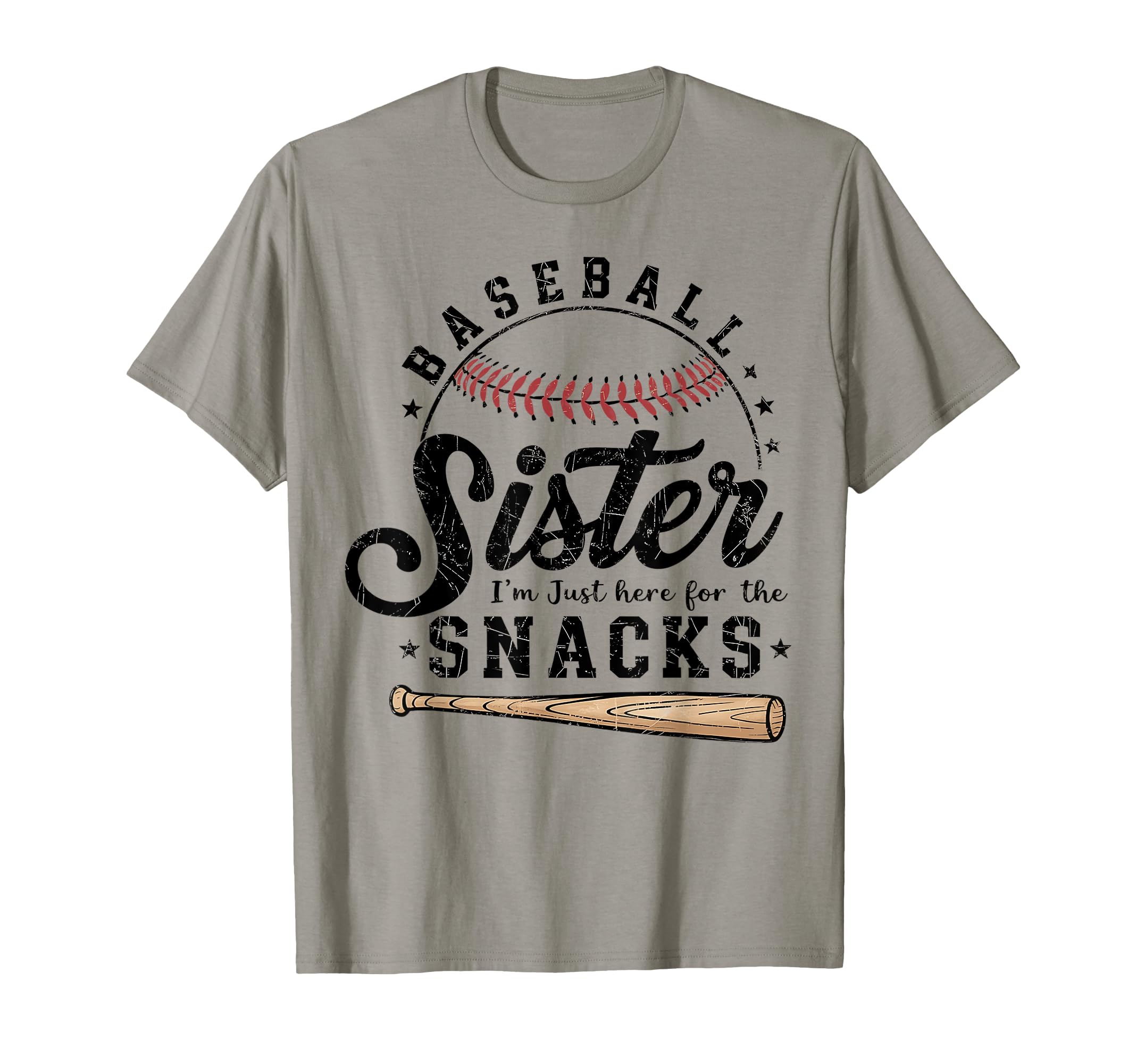 Funny Game Day Baseball Sister Im Just T-Shirt - Minimalist Print Unisex - T-Shirt, Sweatshirt, Hoodie