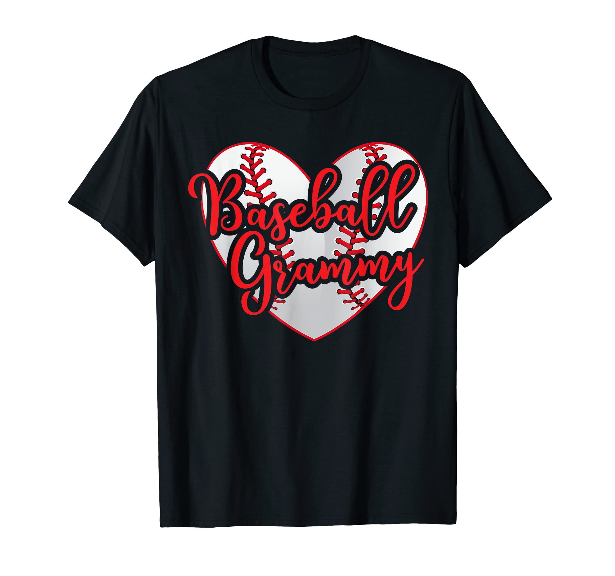 Baseball Grammy Grandma Baseball Heart T-Shirt - Streetwear Style Men Women - T-Shirt, Sweatshirt, Hoodie