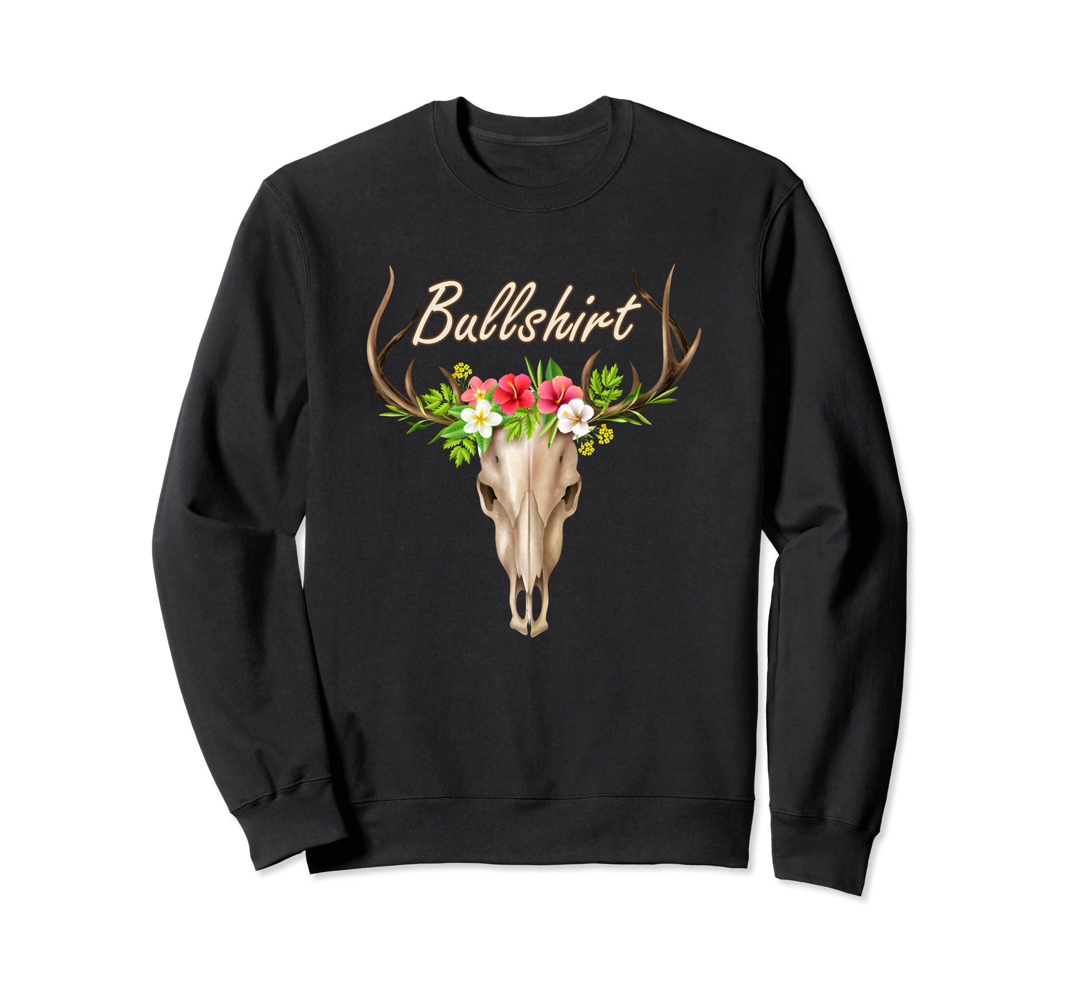 Bull Western Rodeo Statement Boho Sweatshirt - Minimalist Print Men Women - T-Shirt, Sweatshirt, Hoodie