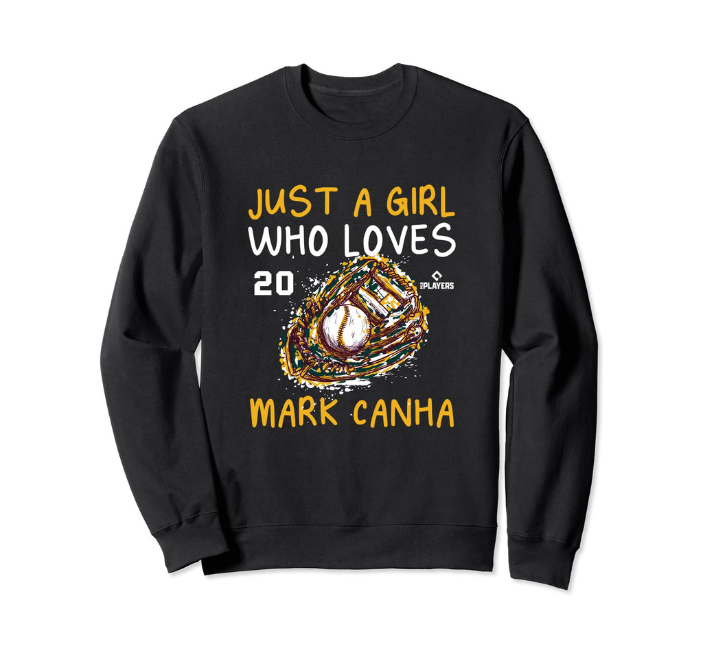 Who Loves Mark Canha Oakland Sweatshirt - Casual Everyday Wear Men Women - T-Shirt, Sweatshirt, Hoodie