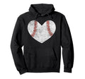 Baseball Heart Mom Mama Mothers Day Hoodie - Trendy Graphic Unisex - T-Shirt, Sweatshirt, Hoodie