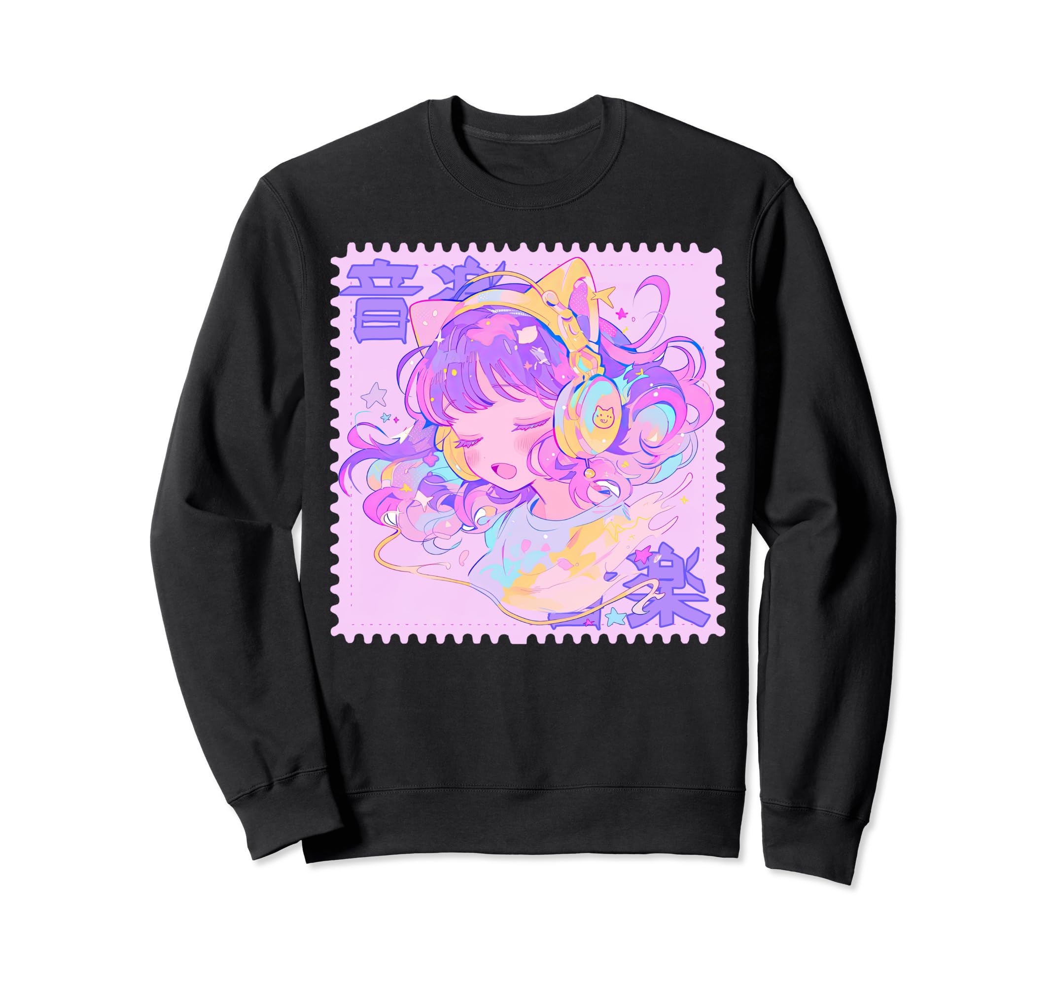 Kawaii Anime Gamer Y2K Aesthetic Sweatshirt - Unique Graphic Men Women - T-Shirt, Sweatshirt, Hoodie