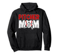 Baseball Pitcher Mom Baseball Pitcher Hoodie - Unique Graphic Men Women - T-Shirt, Sweatshirt, Hoodie