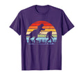 Bigfoot Walking T Rex Sunset T-Shirt - Novelty Apparel for Adults - T-Shirt, Sweatshirt, Hoodie