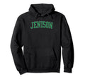 Jenison Mi Distressed Green Varsity Hoodie - Minimalist Print Men Women - T-Shirt, Sweatshirt, Hoodie