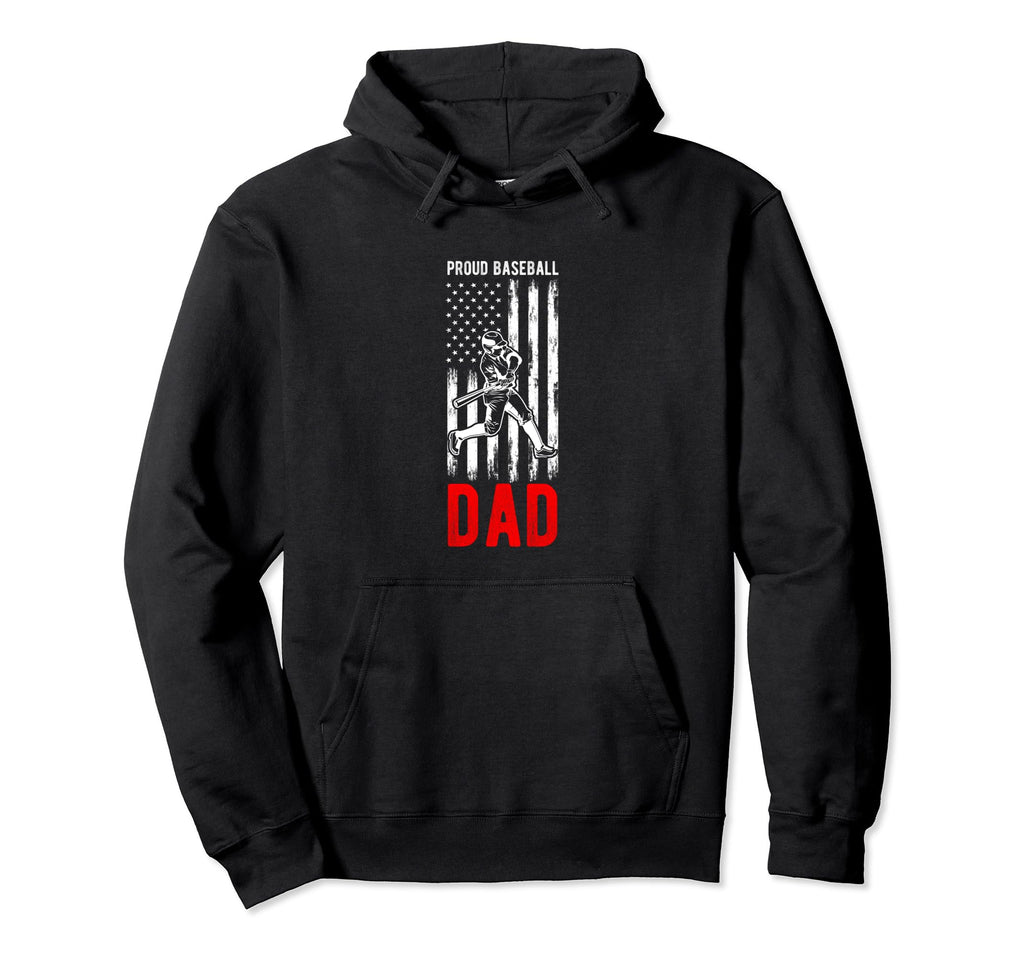 Proud Baseball Dad Family Team Coach Hoodie - Graphic Print for Adults - T-Shirt, Sweatshirt, Hoodie