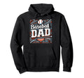 Baseball Dad Fathers Day Hoodie - Graphic Print for Adults - T-Shirt, Sweatshirt, Hoodie