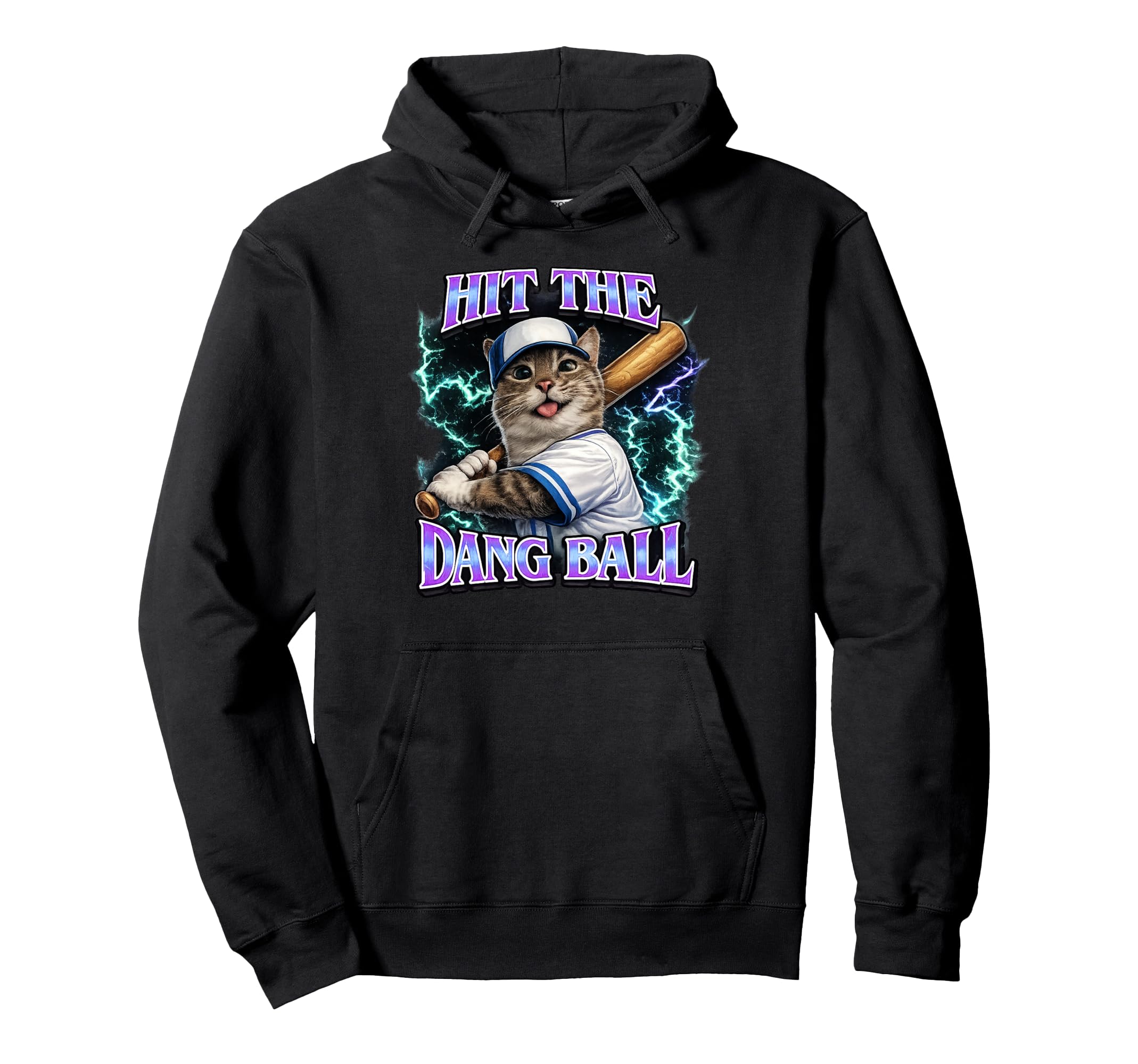 Hit Dang Ball Funny Baseball Mom Hoodie - Novelty Apparel Men Women - T-Shirt, Sweatshirt, Hoodie