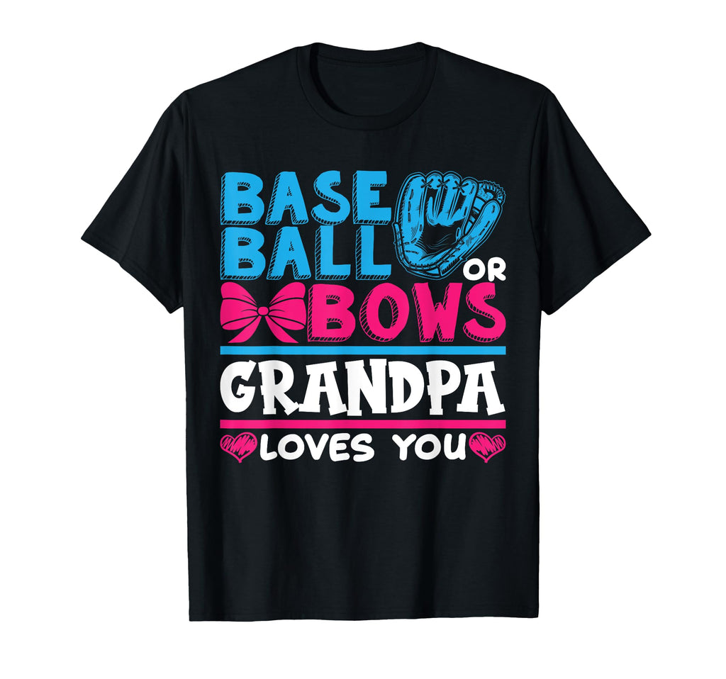 Gender Reveal Baseball Or Bows T-Shirt - Casual Everyday Wear for Adults - T-Shirt, Sweatshirt, Hoodie