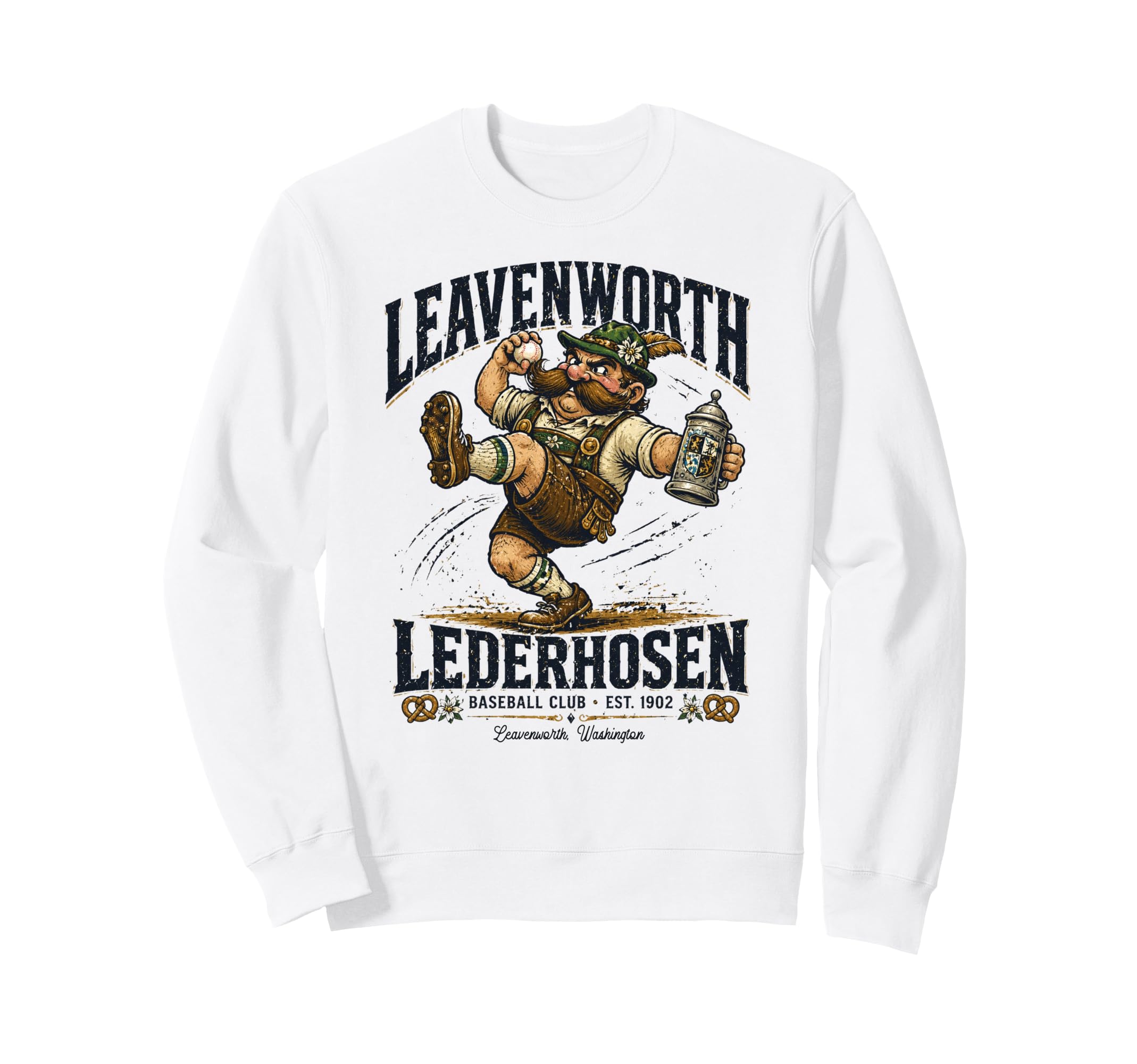 Leavenworth Lederhosen Minor Sweatshirt - Custom Art Print Men Women - T-Shirt, Sweatshirt, Hoodie