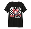 Just Who Loves Baseball Mom Mothers T-Shirt - Custom Art Print Men Women - T-Shirt, Sweatshirt, Hoodie