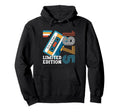 50Th Birthday Gift October 1975 Cassette Hoodie - Minimalist Print Unisex - T-Shirt, Sweatshirt, Hoodie