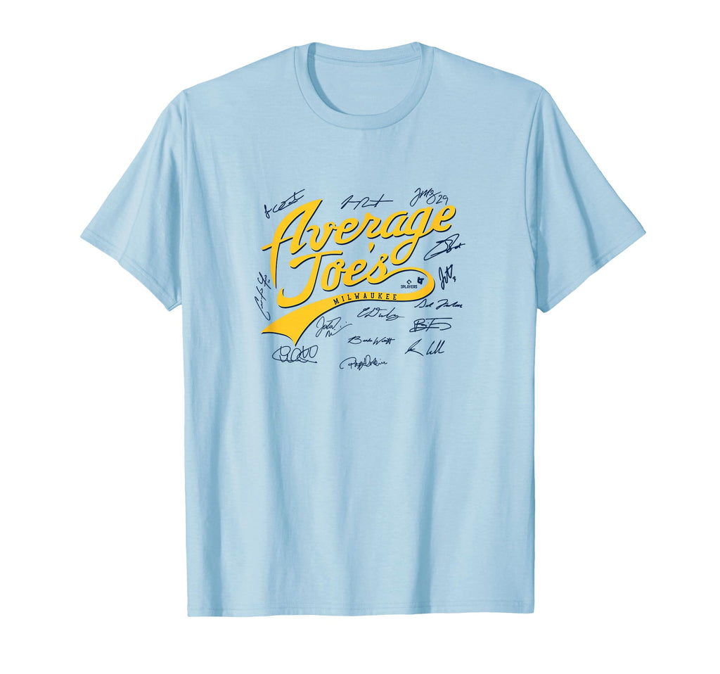 Bunch Average Joes Light Blue T-Shirt - Trendy Graphic for Adults - T-Shirt, Sweatshirt, Hoodie