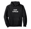 Cat Uncle Funny Distressed 80S Hoodie - Minimalist Print Unisex - T-Shirt, Sweatshirt, Hoodie