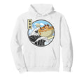Surfing Cats Eating Ramen Bowl Kanagawa Hoodie - Trendy Graphic Men Women - T-Shirt, Sweatshirt, Hoodie