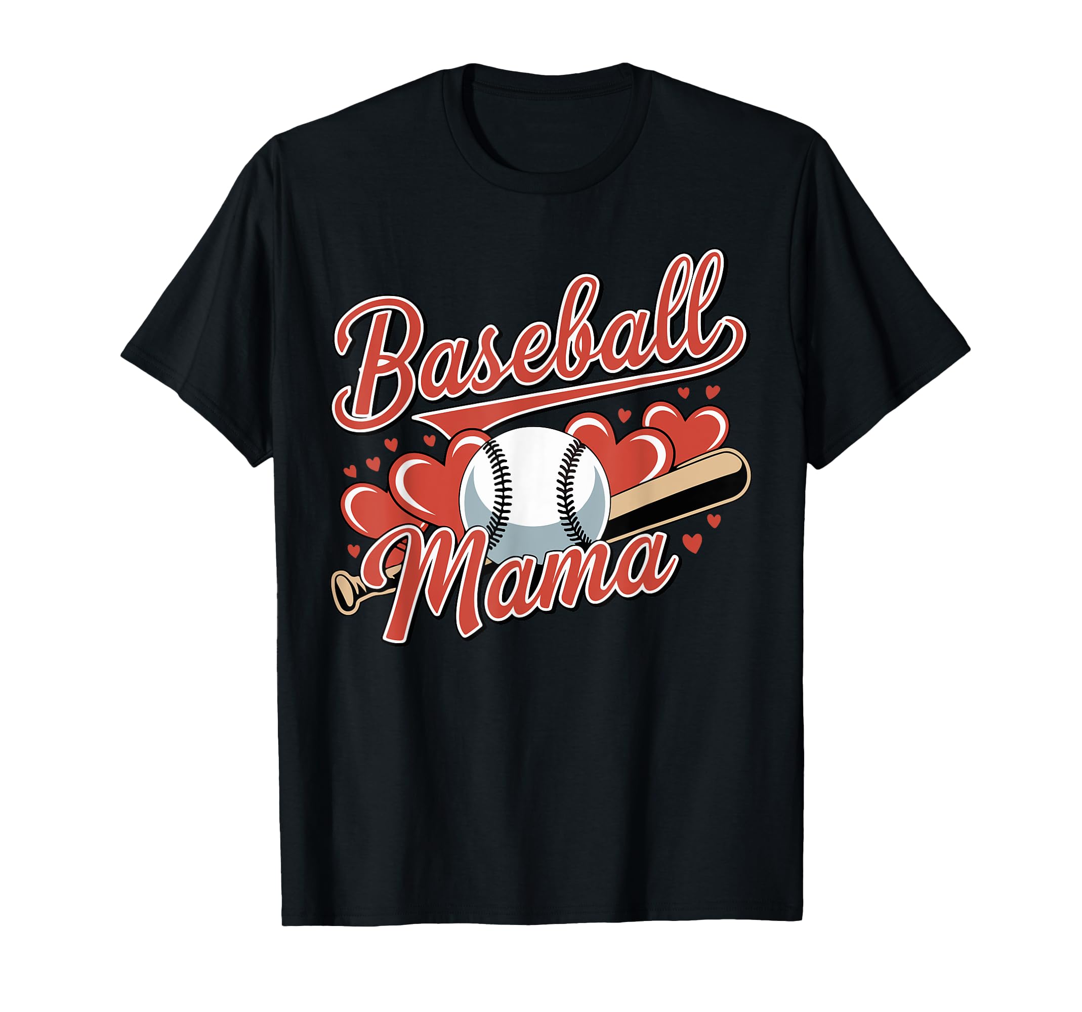 Baseball Mama Mothers Day Baseball Mom T-Shirt - Graphic Print for Adults - T-Shirt, Sweatshirt, Hoodie