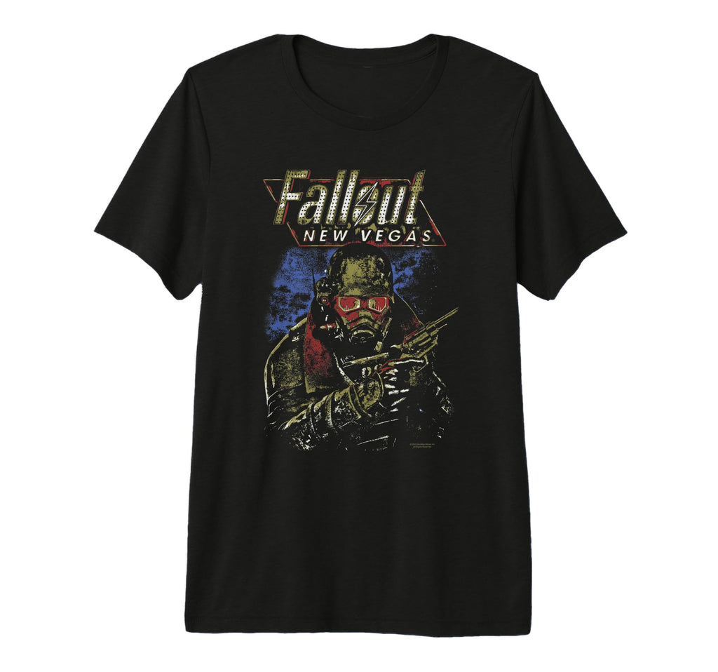 Fallout New Vegas Ranger Distressed T-Shirt - Novelty Apparel Men Women - T-Shirt, Sweatshirt, Hoodie