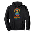 Pride Fright Boho Rainbow Ghost Hoodie - Fun Novelty Design for Adults - T-Shirt, Sweatshirt, Hoodie