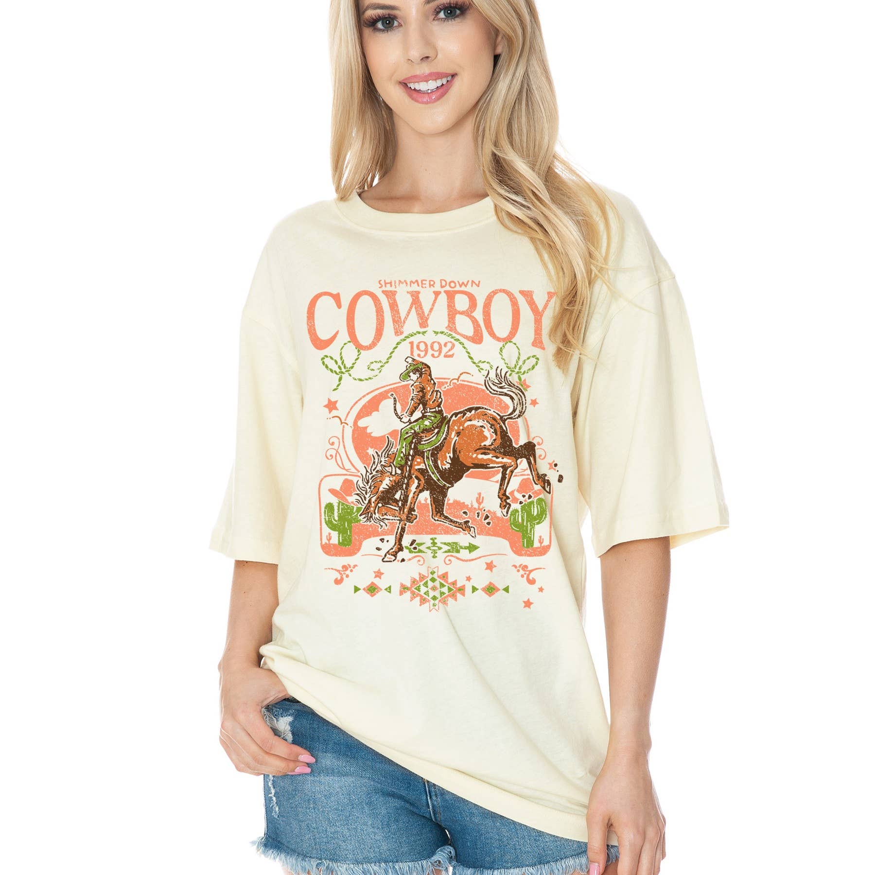 Unisex Oversized Cowboy - Adult & Kids T-Shirts, Sweatshirts & Hoodies apparel design preview 1
