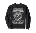 Alien Life Form Alien Head 60S Sweatshirt - Novelty Apparel for Adults - T-Shirt, Sweatshirt, Hoodie